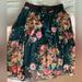 Lularoe Skirts | Llr A-Line Skirt With Blue And Floral Detail Size L | Color: Blue/Pink | Size: L