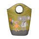 Sterntaler Baby Unisex Storage Basket Baby Children's Storage Basket Elephant and Rabbit - Baby Laundry Basket - Dark Green