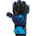 uhlsport Speed Contact Soft Flex Frame Torwarthandschuhe Fußball Kinder Jugendliche Erwachsene Gloves für Starter und Fortgeschrittene - Rutschfester Grip und hohe Haltbarkeit - mit Fingerschutz, 10.5