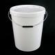 Pack of 5 x 27.5 Litre Airtight Food Grade White Catering Plastic Buckets with Lids – Heavy Duty Industrial Catering Quality