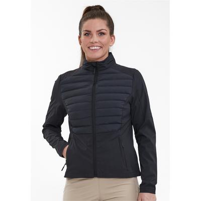 Laufjacke ENDURANCE "Beistyla", Damen, Gr. 44, schwarz, 100% Nylon, unifarben, kariert, sportlich, normal, Rundhals, Langarm, Jacken, mit wasserdichter Funktion Image
