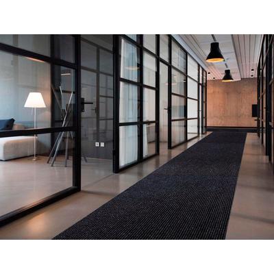 Läufer "MAGNUM, Made in Belgium", grau (anthrazit), B:100cm H:10,5mm L:2300cm, Polypropylen (PP), PRIMAFLOR-IDEEN IN TEXTIL, Teppiche, Schmutzfangläufer, Schmutzfangläufer, Schmutzfangteppich, Schmutzmatte, rutschhemmend Image