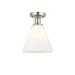 Innovations Lighting Bruno Marashlian Berkshire 8 Inch 1 Light Semi Flush Mount - 616-1F-SN-GBC-81