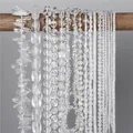 Perles rondes en pierre naturelle de quartz clair pierres de guérison en cristal blanc pour la