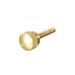 Knurled Thumb Screws, M3x16mm Brass Shoulder Bolts Stepped Grip Knobs - Brass Tone