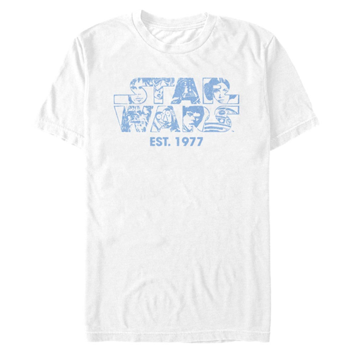 Star Wars - Gruppe Logo Faces - Männer T-Shirt