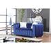 Loveseat Sofa Velvet Upholstered Chesterfield Bench Sofa, Luxurious Plush Lines Decorate Sofa with 2pc Square Accent Pillows