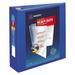 Heavy-Duty View Binder With Durahinge And Locking One Touch Ezd Rings 3 Rings 3 Capacity 11 X 8.5 Pacific Blue | Bundle of 10 Each