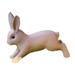 Yoone Miniature Figurine Rabbit Shape Multifunctional PVC Garden Decoration Animal Figurine for Miniature Gardens