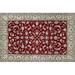Ahgly Company Indoor Rectangle Traditional Saffron Red Persian Area Rugs 8 x 10