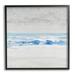 Stupell Industries Abstract Ocean Shoreline Waves Nautical Beach Design Painting Black Framed Art Print Wall Art Design by Tim OToole