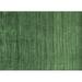 Ahgly Company Machine Washable Indoor Rectangle Contemporary Shamrock Green Area Rugs 3 x 5