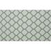 Ahgly Company Indoor Rectangle Contemporary Silver Gray Trellis Area Rugs 2 x 5