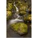 Great BIG Canvas | Scenic view of Falls Creek and waterfall with moss covered rocks Art Print - 24x36