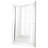 Modern Large Rectangular Venetian Wall Mirror in Clear Finish with Beveled Wood Frame 47.5 inches W 81 inches H Bailey Street Home 182-Bel-1907945