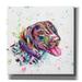 Epic Graffiti Colorful Watercolor German Shorthaired Pointer by Furbaby Affiliates Canvas Wall Art 37 x37