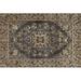 Ahgly Company Machine Washable Indoor Rectangle Traditional Mocha Brown Area Rugs 2 x 3