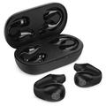 UrbanX QC3 True Wireless Earbuds Bluetooth Headphones Touch Control with Charging Case Stereo Earphones in-Ear Built-in Mic Headset Premium Deep Bass for ZTE Axon 20 5G - Black