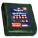 Tarpco Safety 30 ft. x 60 ft. 10 Mil Heavy Duty Polyethylene Tarp, Waterproof, Rip & Tear Proof Aluminum in Green | 1 H x 30 W x 60 D in | Wayfair