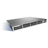 New Cisco WS-C3850-48F-L Cisco 3850 48 Port PoE Switch 1100W LAN Base