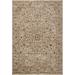 Brown/White 94 x 94 x 0.25 in Area Rug - Loloi Rugs Sorrento Oriental Machine Made Area Rug in Bark/Natural | 94 H x 94 W x 0.25 D in | Wayfair