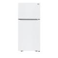 LG 30" Top Freezer 20.2 cu. Refrigerator in Black/White | 65.62 H x 30 W x 33.37 D in | Wayfair LTCS20020W