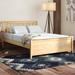 Bolin Solid Wood Platform Bed by Harriet Bee kids in Gray/Brown | 37 H x 57.75 W x 84 D in | Wayfair FC05EE1F4DB74043AC0A2C5A99175A49