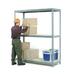 Nexel Industries WD5248 3 Tier Wide Span Steel Frame Storage Rack- Gray - 60 x 24 x 96 in.