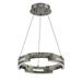 Kendal Lighting Satern 32-watt Integrated LED Ring Pendant Stainless Steel Finish