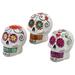 Trinx Ethelee Day of the Dead Skull Assortment Figurine Plastic | 3.58 H x 7.99 W x 3.54 D in | Wayfair 3CCF057E3AC546D7AA96F55A679B5EAF