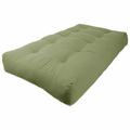 Twin Medium Firm 6" Memory Foam Mattress - Red Barrel Studio® Charneco Renewal Futon in Green | 39 H x 75 W 6 D Wayfair