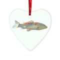 The Holiday Aisle® Koi Fish Holiday Shaped Ornament Glass in Brown/Orange/White | 7 H x 7.9 W in | Wayfair C1FA3C83185B417481DF82D87906426B