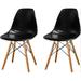 George Oliver Side Chair Plastic/Acrylic in Black | 32 H in | Wayfair 24C4D7694D1342EB91B510A9F348BFB0