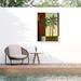 Bay Isle Home™ Pablo Esteban Deeley Outdoor Canvas All-Weather Canvas, Wood in White/Black | 47 H x 35 W x 1.5 D in | Wayfair