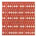Red 94 x 94 x 0.13 in Area Rug - Union Rustic Enzor Southwestern Machine Woven Indoor/Outdoor Area Rug in/White | 94 H x 94 W x 0.13 D in | Wayfair