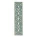 Gray 96 x 24 x 0.41 in Area Rug - Bungalow Rose Oriental Machine Made Tufted Polyester Area Rug in Slate Polyester | 96 H x 24 W x 0.41 D in | Wayfair