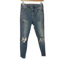 American Eagle Outfitters Jeans | American Eagle The Dream Jean Super High Rise Jegging A Jean Size 4 | Color: Blue | Size: 4