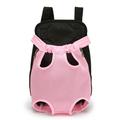 Pet Carrier Backpack Adjustable Pet Cats and Dogs Front Front Carry Travel Bag Legs Extendable Easy For Small And Medium Dogs Traveling Hiking Camping (Pink S)