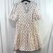 J. Crew Dresses | J Crew White Pink Polka Dot Puff Sleeve Wrap Dress Nwt | Color: Pink/White | Size: S