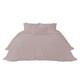 House Babylon Duvet Cover Sets Stripe Quilt - Pastel Rose King Size Duvet Cover Sets with Fitted Sheet & 2 Pillow Cases - Blissful Comfort with Luxurious Bedding Sets (King, Pastel Rose)