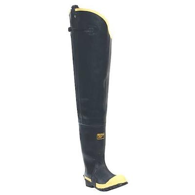 LACROSSE 109050 Size 12 Men's Steel Hip Wader, Black