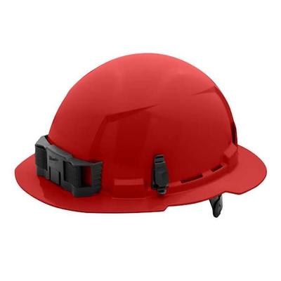 MILWAUKEE TOOL 48-73-1129 Full Brim Red Full Brim Hard Hat w/6pt Ratcheting