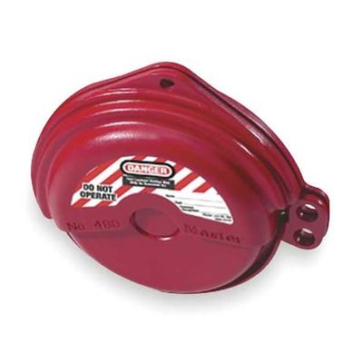 MASTER LOCK 480 Gate Valve Lockout,Fits Sz 1 to 3