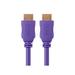 MONOPRICE 4025 HDMI Cable,High Speed,Purple,6ft.,28AWG