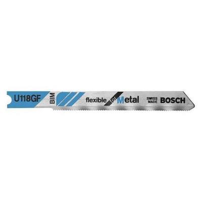 BOSCH U118GF Jigsaw Blade,U-Shank,2-3/4 In. L,PK5
