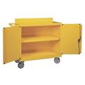 BRADY SPC ABSORBENTS SC-CART Spill Control Cart, Universal, Yellow