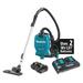 MAKITA XCV09PT 36V (18V X2) LXT® Brushless .5Gal HEPA Backpack Dry Vacuum Kit