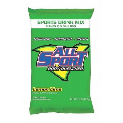 ALL SPORT 10125071 Sports Drink Mix, Regular, Lemon-Lime