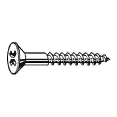 ZORO SELECT U51876.021.0200 Wood Screw, #12, 2 in, Plain 18-8 Stainless Steel