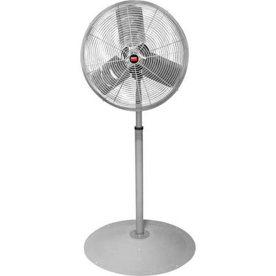 DAYTON 7DC97 Standard Duty Industrial Fan, Pedestal Mount, 20 in Blade Dia,